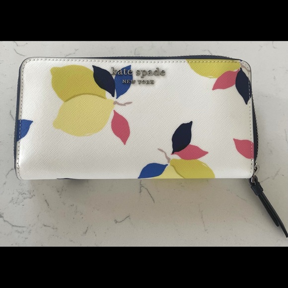 Kate Spade Lemon Zest Large Continental Wallet
